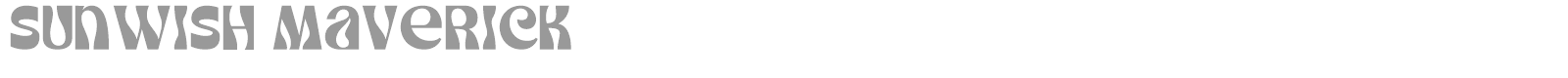 Sunwish Maverick font preview